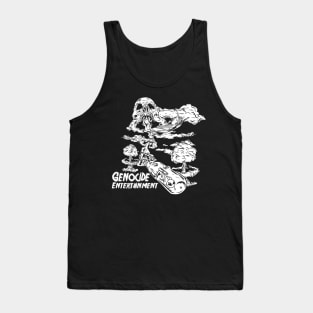 Atom Bomb (White) Tank Top